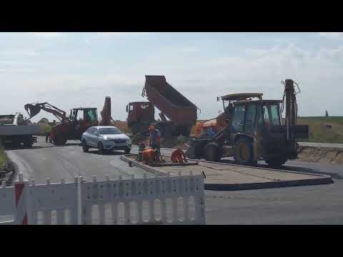 Projektowane skrzyżowanie typu rondo km 0+291,50