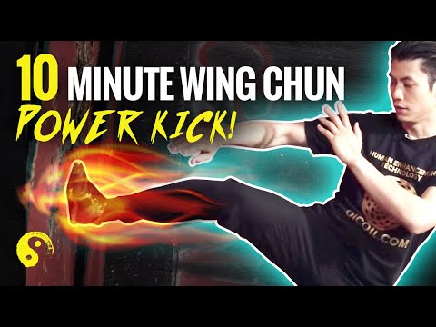 10 Minute Wing Chun Workout Leg Exercises & Kicking Techniques