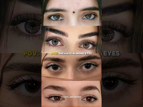 Do you have almond eyes? | #short #viral #trending #aesthetic