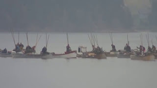 preview picture of video 'Oyster fishing in Mill River, Prince Edward Island'