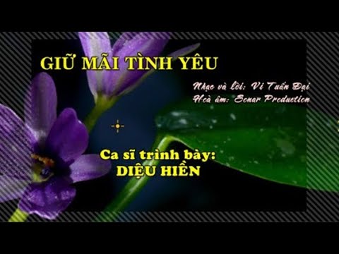 Giữ mãi tình yêu Sheet - Diệu Hiền