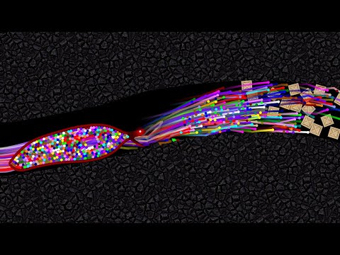 Escape from the Inflating Snake - Survival Marble Race in Algodoo