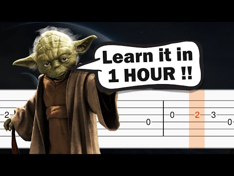 STAR WARS - The Force Theme - Guitar tutorial (TAB)