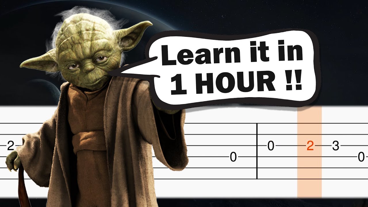 STAR WARS - The Force Theme - Guitar tutorial (TAB)