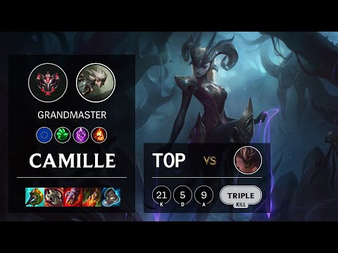Camille Top vs Malphite - EUW Grandmaster Patch 11.24b