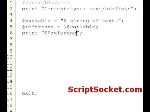 Perl Tutorial 77 - Hard References
