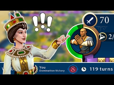 Civ 6 | The Warrior Monk META Is TERRIFYING And I Never Knew! – (#2 Deity Byzantium Civilization VI)
