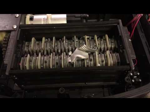 Shredding a 16 ounce aluminum bottle.