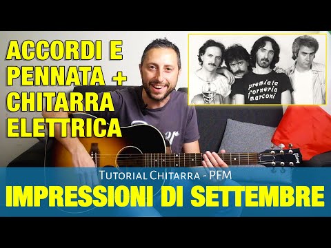 PFM - Impressioni di settembre Accordi Chitarra e Pennata Ritmica