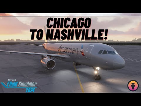 MSFS 2024! Fenix A321 IAE - Chicago to Nashville with Beyond ATC! LIVE✓