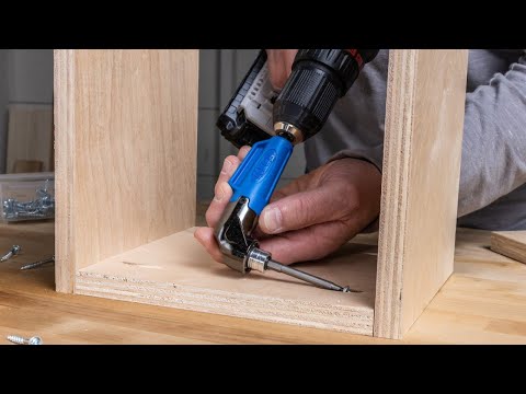 How to drive screws in tight spaces