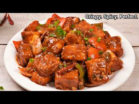 Crispy Paneer Chilli in 15 Minutes - Crispy & Spicy Paneer Chilli | Street Style