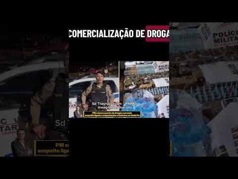 PM estoura ponto de drogas e prende suspeito ligado a organização criminosa em Itabirito