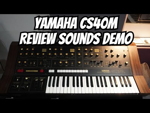 YAMAHA CS-40M - Review, Sounds & Demo | Analog Synthesizer