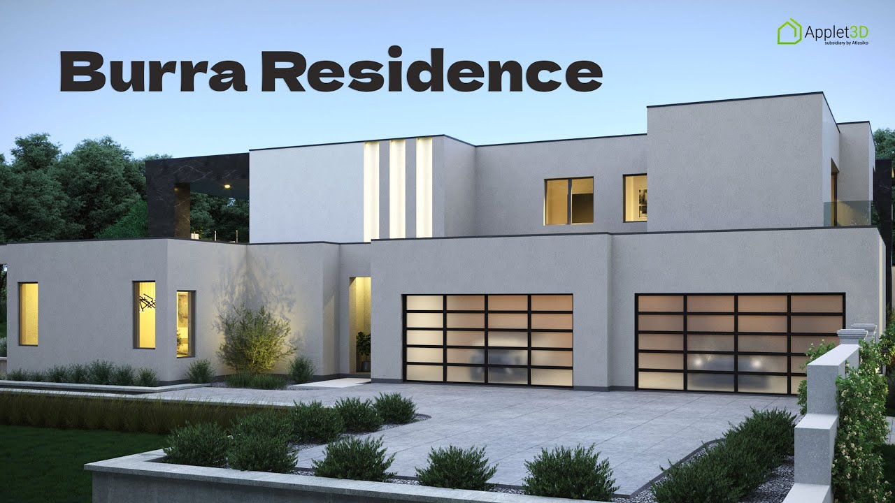 3D House Exterior | Burra Residence by Applet3D