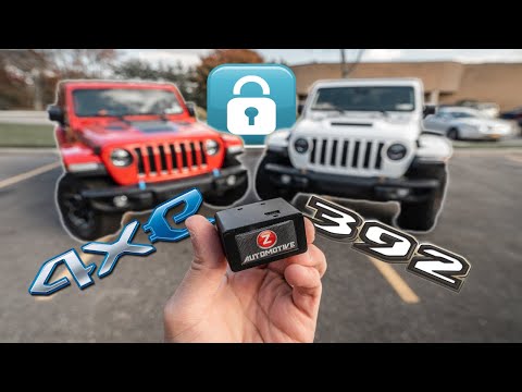Stop Jeep JL Auto Theft - Wrangler 4XE vs 392 - zAutomotive PIN LOCK