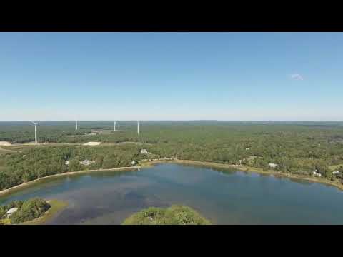 Drone video of house in Bourne, MA