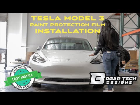How To Install Paint Protection Film onto Tesla
