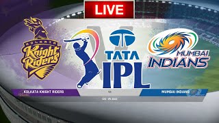 🔴#Live Mumbai Indians vs Kolkata Knight Riders | #MI vs #KKR Live Scores & Commentary | TATA IPL