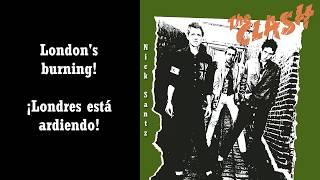 The Clash -London&#39;s burning -(Lyrics) (Subtitulos en español)