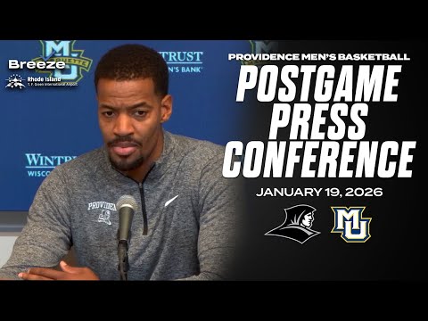 26.1.19 Providence MBB at Marquette Postgame Press Conference