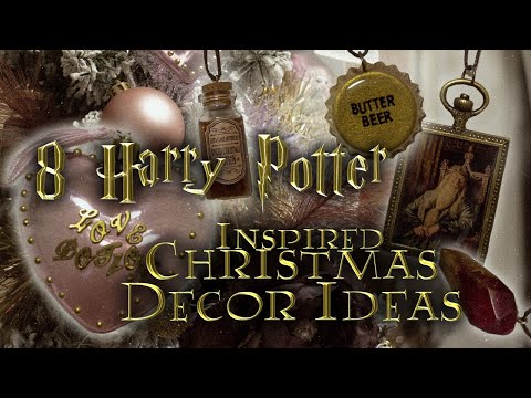 [DIY] 8 Harry Potter Inspired Christmas Decor Ideas / Room Decoration [2020]