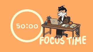 Cosy Pomodoro Timer 2x50min | lofi music | study with me