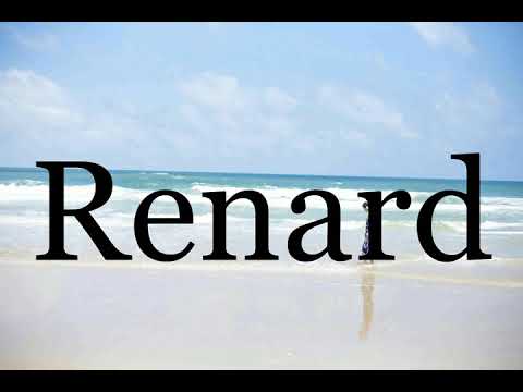 How To Pronounce Renard🌈🌈🌈🌈🌈🌈Pronunciation Of Renard
