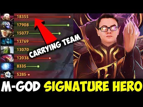 The Reason Why We Call Him Invoker God - Miracle Carrying His Team To Victory With Signature Hero