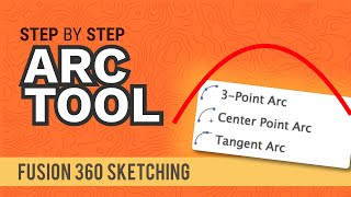 How to Use the Arc Commands in Fusion 360 (all 3 explained)
