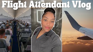 FLIGHT ATTENDANT VLOG | I'M BACK!!!!!, Working with a friend, 6 days straight | VLOG 4