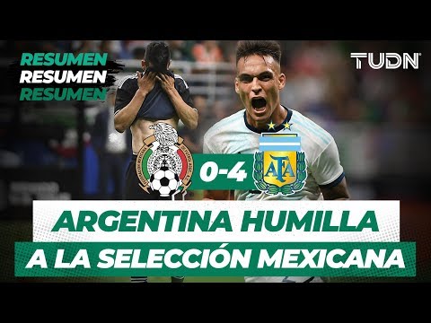 Argentina humiliates El Tri | Highlights and Goals: Mexico 0-4 Argentina | Friendly | TUDN