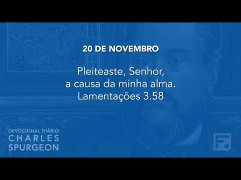 20 de novembro - Devocional Diário CHARLES SPURGEON #324