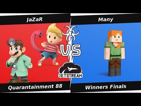 Quarantainment 88 Winners Finals - JaZaR (Dr Mario, Lucas) Vs Many (Steve) - SSBU