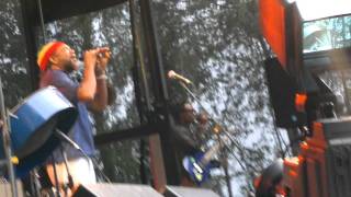 Joseph Blue Grant backed by the No Maddz - to be poor is a crime - Live @ Reggaejam 2011
