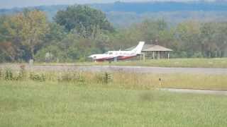 preview picture of video 'Piper Malibu Meridian takes off on RWY 22 at I69.  My first full HD video!!!!!'