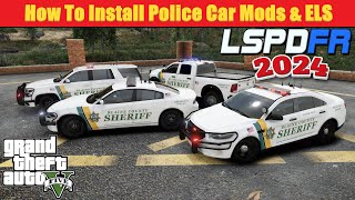 How To Install Police Car Mods & ELS Into GTA 5 | 2024 | NEW DLC | Step By Step Installation #lspdfr