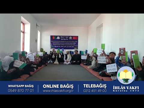 Afganistan’da Hüseyin Hilmi Işık “Kuddise Sirruh” Adına Cami, Su Kuyusu ve Külliyesi Hizmete Açıldı!