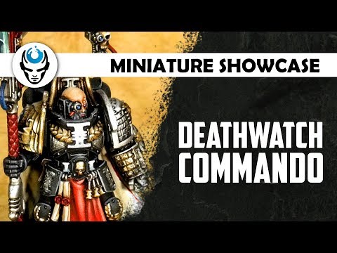 DEATHWATCH COMMANDO - LVL 3/4/5 MINIATURE SHOWCASE 4K