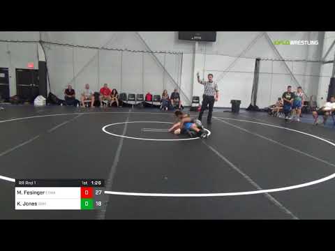 2018 NAWE National Duals PA/Elementary 90 RR Rnd 1 - Maxx Fesinger (CTWA) Vs. Kage Jones (GRFI).mp