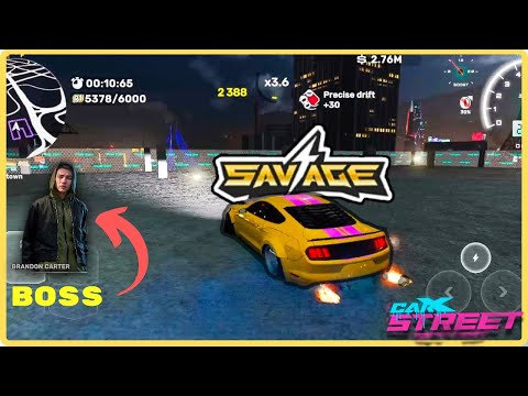 CARX STREET|SAVAGE CLUB| BOSS RACE 🔥| CLUB RACES |#carxstreet