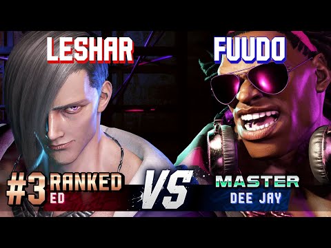 SF6 ▰ LESHAR (#3 Ranked Ed) vs FUUDO (Dee Jay) ▰ High Level Gameplay
