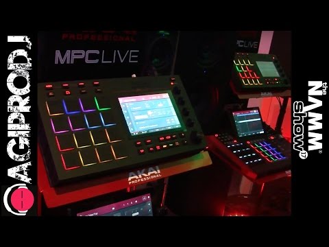 AKAI Professional MPC Live & MPC X | NAMM.17 - agiprodj.com