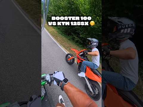 Booster 100 vs KTM 125 Sx 😳 #nolimits#ktm#sx#booster