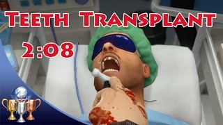 Surgeon Simulator [PS4] - Teeth Transplant A++ Surgery (2:08) You May Feel A Light Tapping Trophy