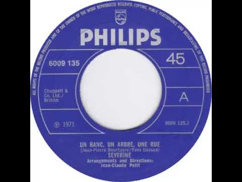 UK New Entry 1971 (76) Severine - Un Banc, Un Arbre, Une Rue