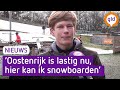 Op de ski's in Wijchen, dat mag nog wel in deze lockdown