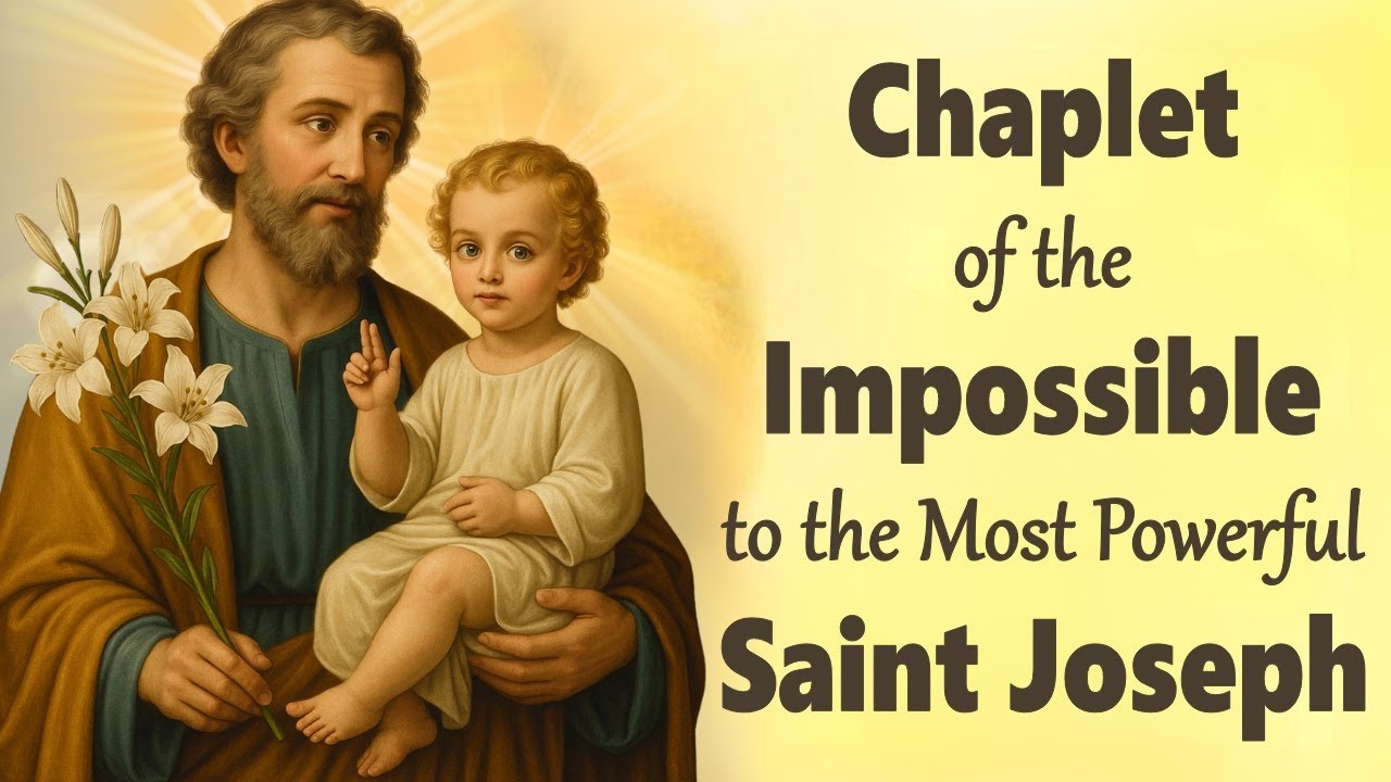 ⭐CHAPLET of the IMPOSSIBLE to the MOST POWERFUL SAINT JOSEPH – PRAY WITH ME!