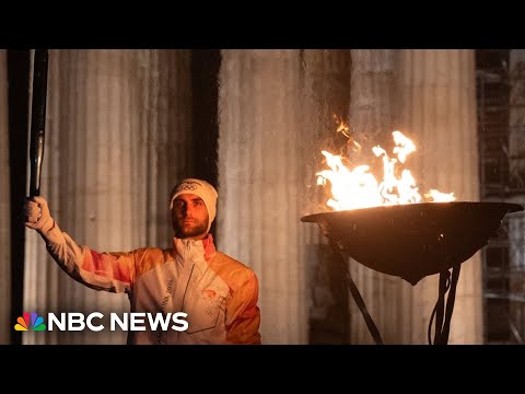 Olympic torch begins journey to Milan Cortina 2026 Games