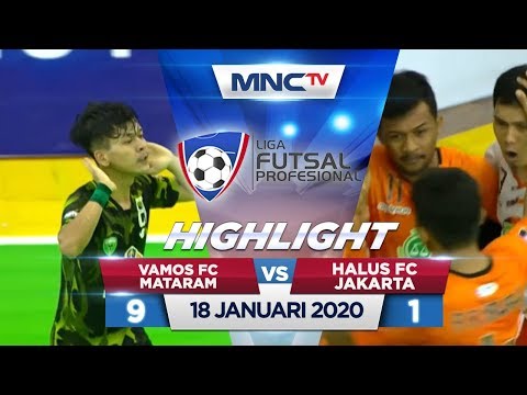 VAMOS FC MATARAM VS HALUS FC JAKARTA (FT: 9-1) - Highlights Liga Futsal Profesional 2020